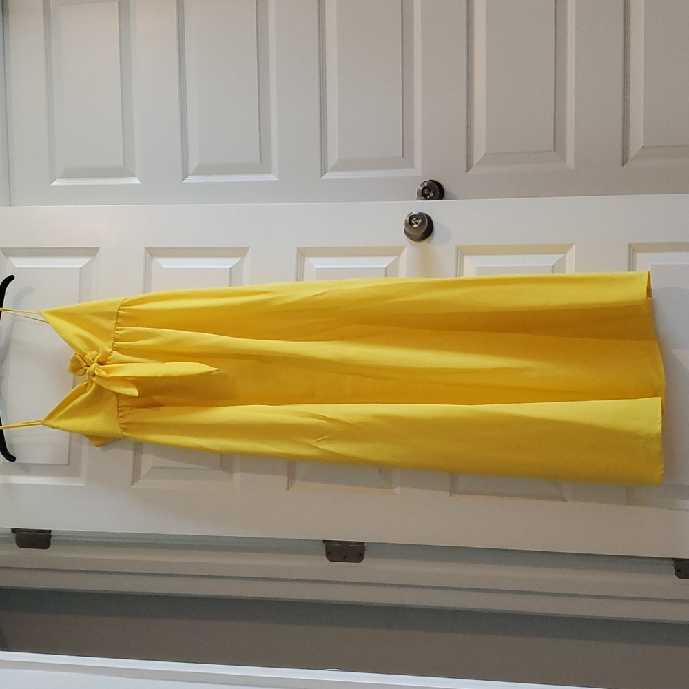 Yellow Boohoo dress, sz 6.
